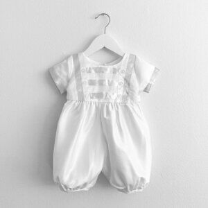 NWT Darling Boys Christening One-Piece Romper Suit Special Occasion Wear 18-24M